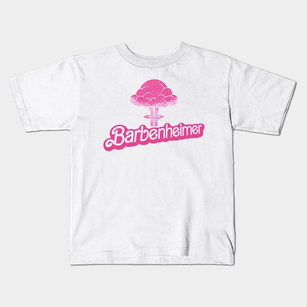 Barbenheimer Kids T-Shirt by Zachterrelldraws